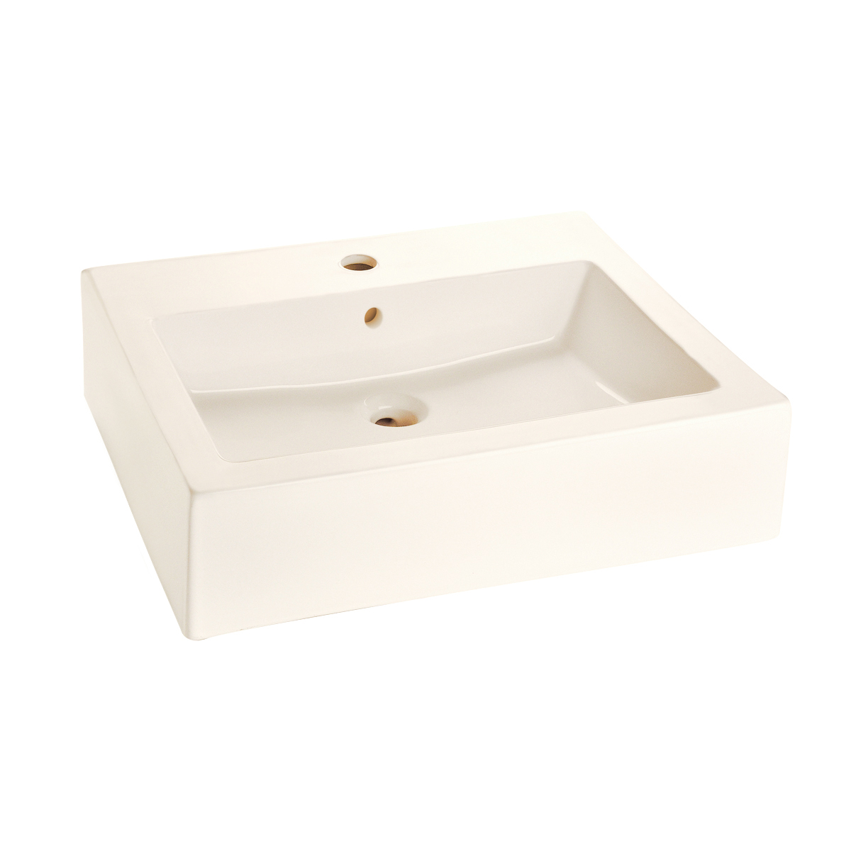Lavabo sobreponer 1 perforaci&oacute;n Futura con rebosadero CC
