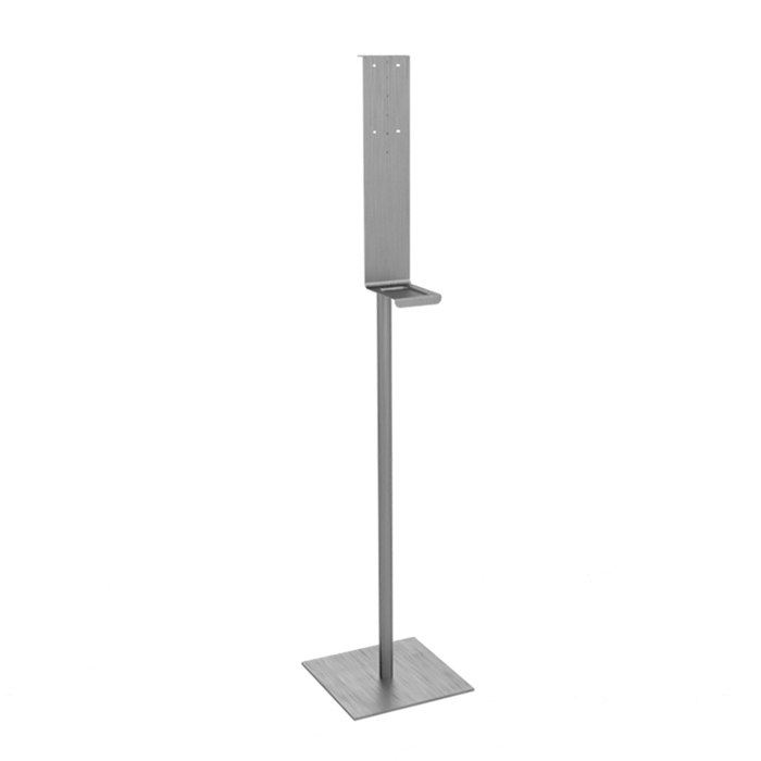 Pedestal para dosificador de jab&oacute;n o gel antibacterial 1.42 m