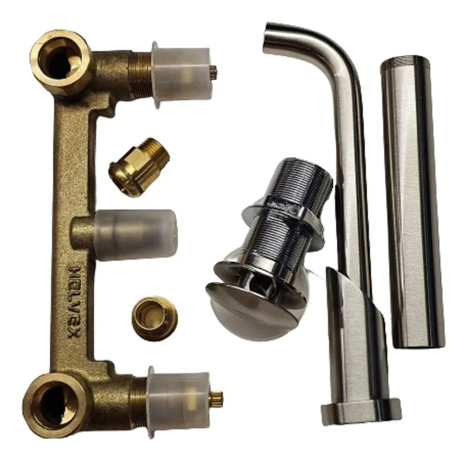 Ensamble lavabo pared contra hongo Nuva