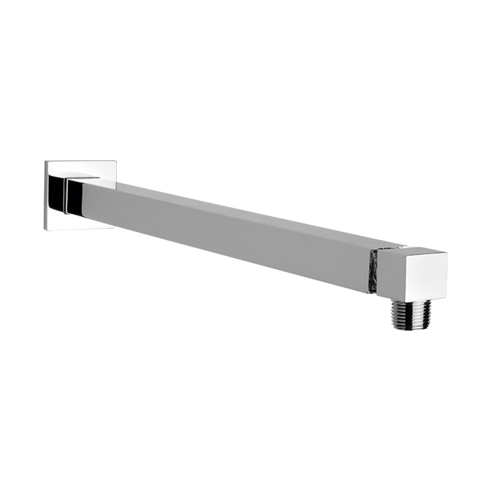 Brazo y chapet&oacute;n recto cuadrado para regadera