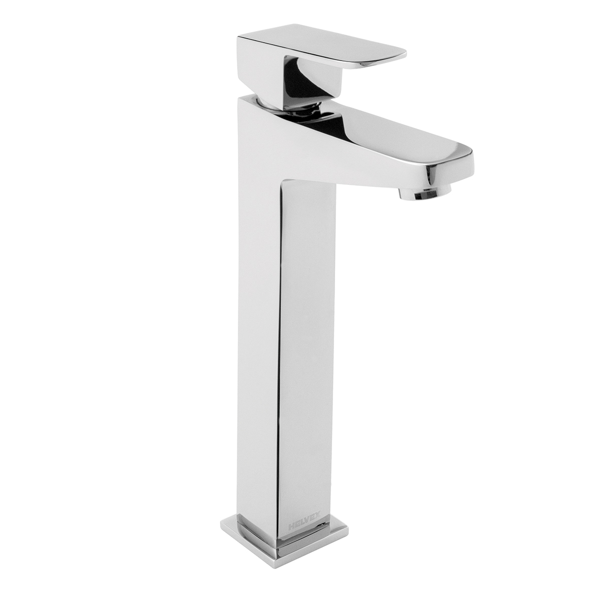 Monomando alto para lavabo Squadra cromo. Incluye contra de rejilla 5.7 L Ecolvex